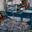 Afghan with Blue Table